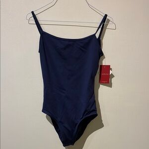 NWT Capezio Strappy Back Dance Leotard - L